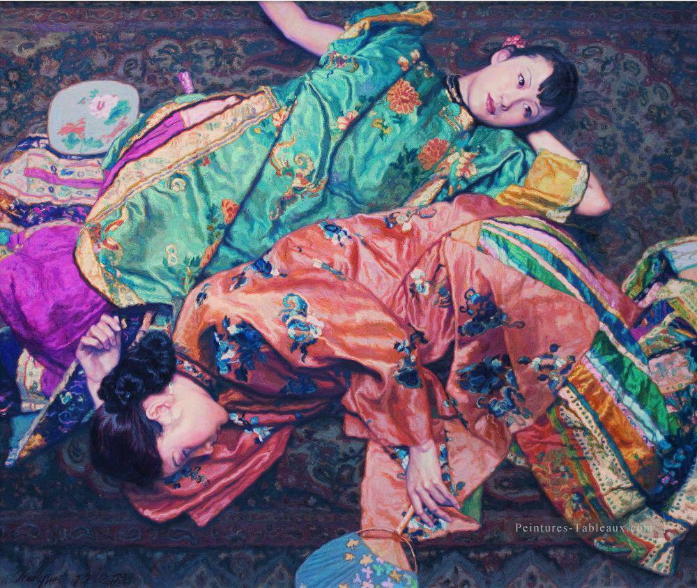 Rêve d’automne chinois Chen Yifei Peintures à l'huile